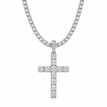 Iced Faith Name Silver
