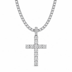 Iced Faith Name Silver