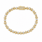 Stardust Tennis Bracelet Gold