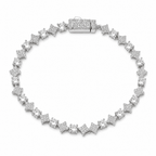 Stardust Tennis Bracelet Silver